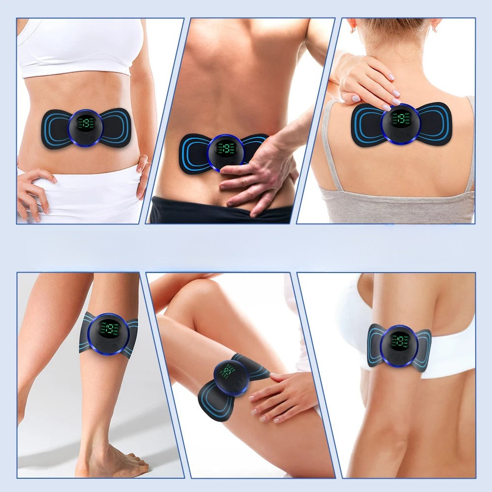 PulseRelief Pro - Portable EMS Electric Massager for Full-Body Relaxation