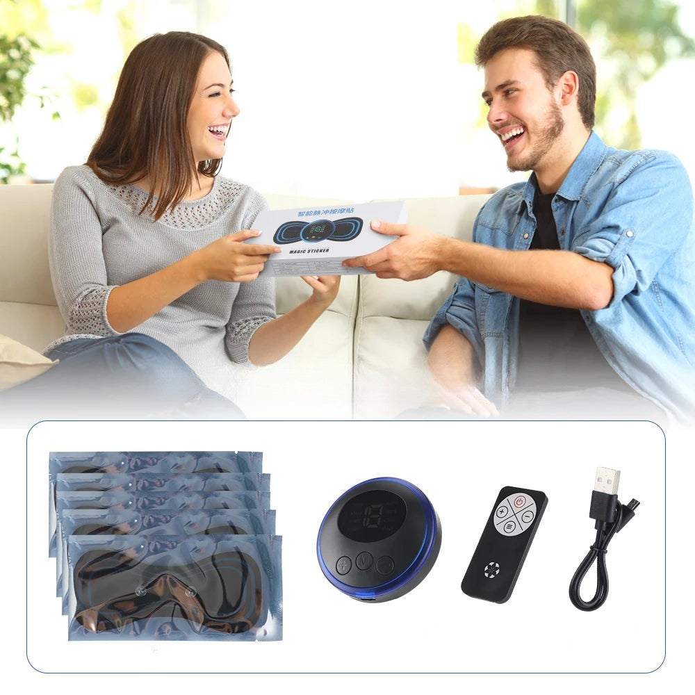 PulseRelief Pro - Portable EMS Electric Massager for Full-Body Relaxation
