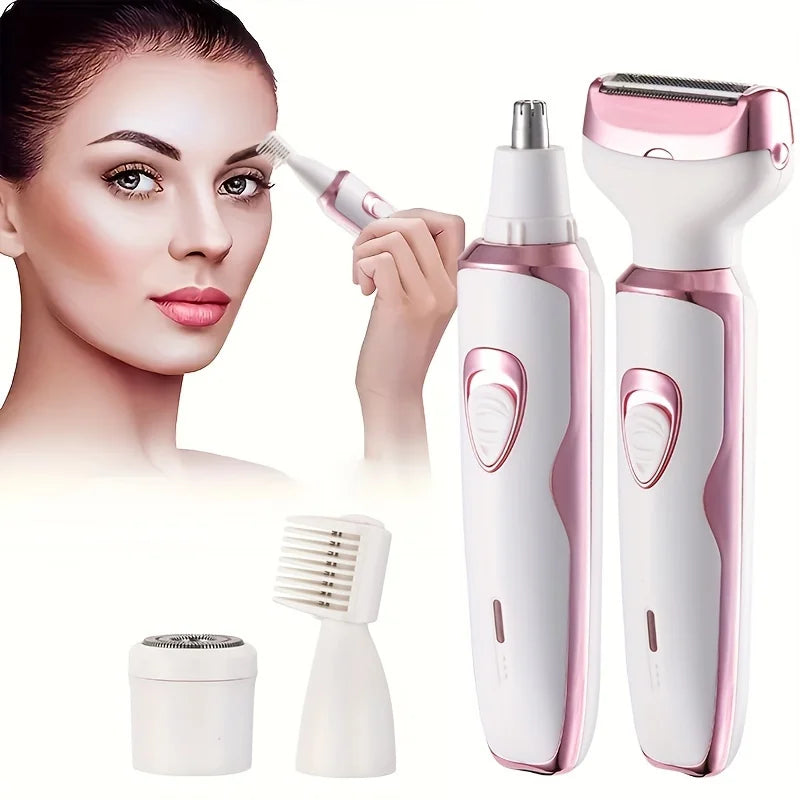 LumiSilk™ – 4-in-1 Hair Remover for Face & Body | Water-Resistant Design