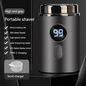 NanoShave Pocket – Mini rasoir électrique étanche avec chargement USB-C