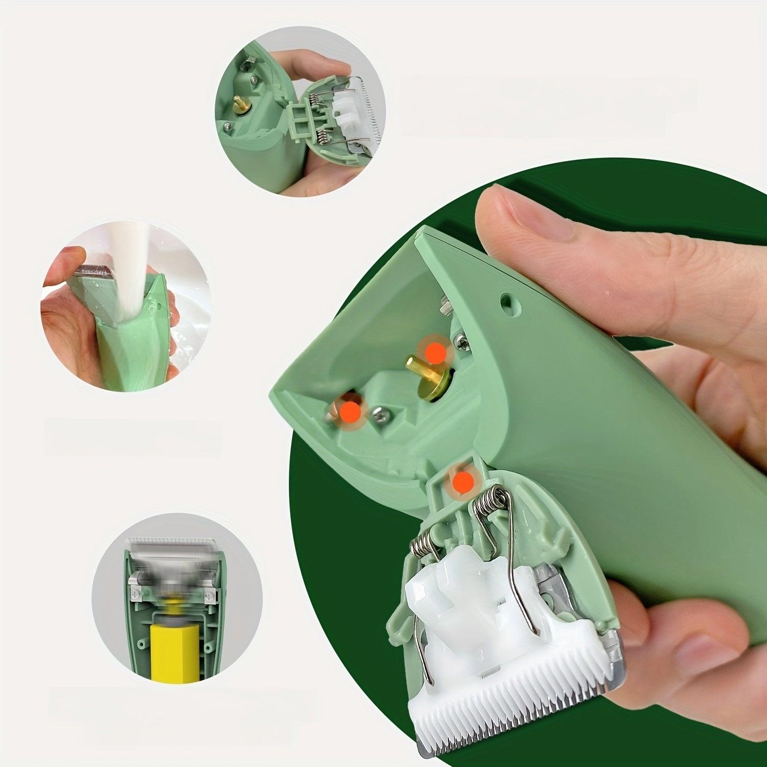 TrimSafe Pro – Waterproof Body Trimmer with Ceramic Blade