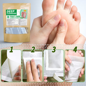 DetoxFeet™ – Detox voetkussentjes met bamboe, azijn en gember