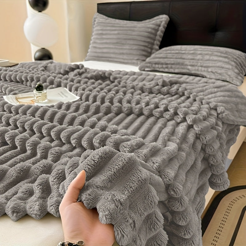 Luxe™ Ribbed Knit Blanket - Timeless Comfort & Style