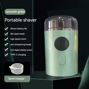 NanoShave Pocket – Mini rasoir électrique étanche avec chargement USB-C