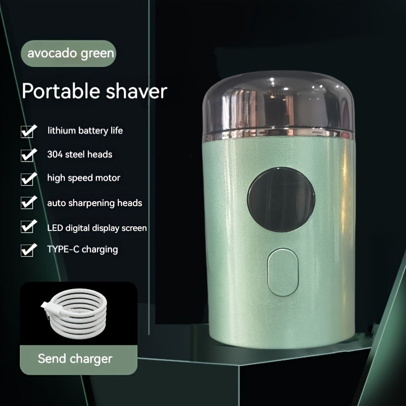 NanoShave Pocket – Waterproof Mini Electric Shaver with USB-C Charging