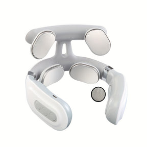 NeckRelief Pro - Masseur de cou intelligent avec chaleur, vibrations et technologie EMS Pulse 
