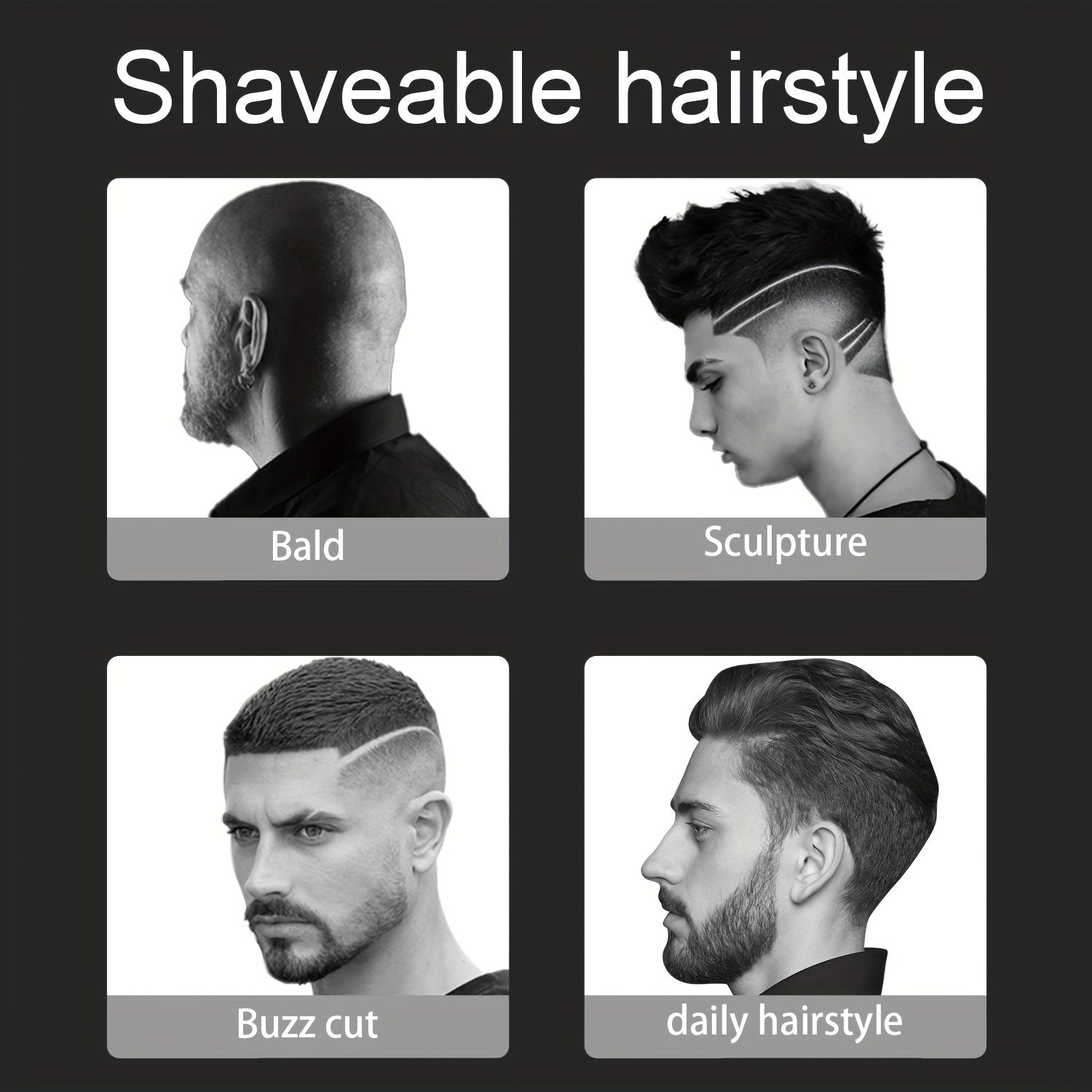 Barber Gold Pro – Tondeuse à cheveux et à barbe 2 en 1