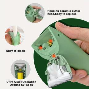 TrimSafe Pro – Waterproof Body Trimmer with Ceramic Blade