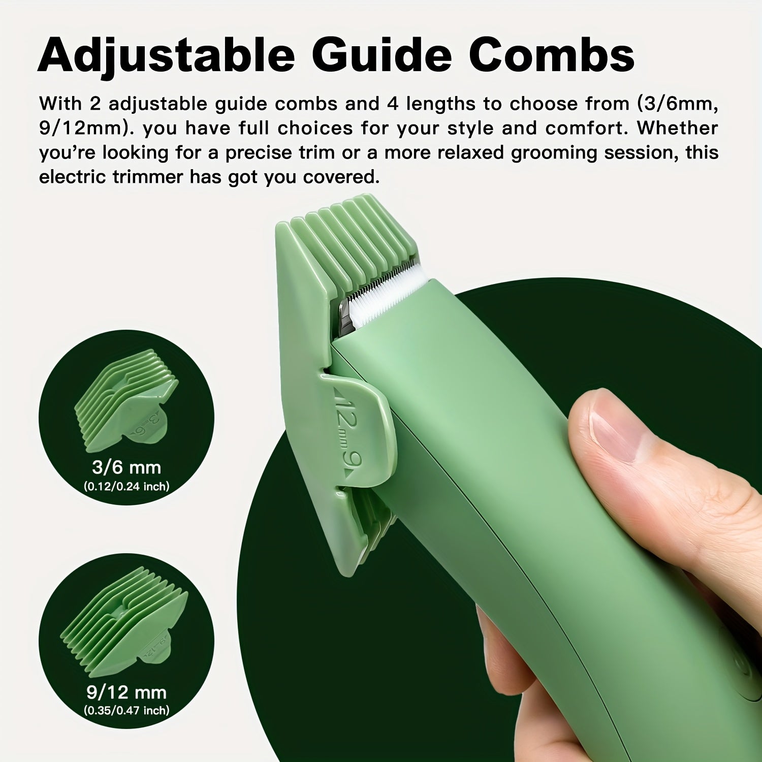 TrimSafe Pro – Waterproof Body Trimmer with Ceramic Blade