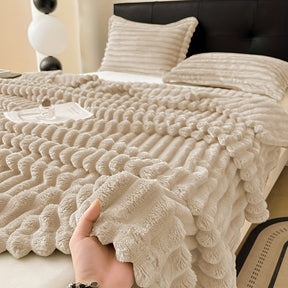 Luxe™ geribbelde deken - tijdloos comfort en stijl 
