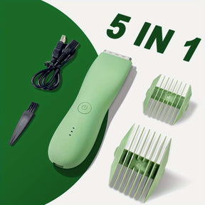 TrimSafe Pro – Waterproof Body Trimmer with Ceramic Blade
