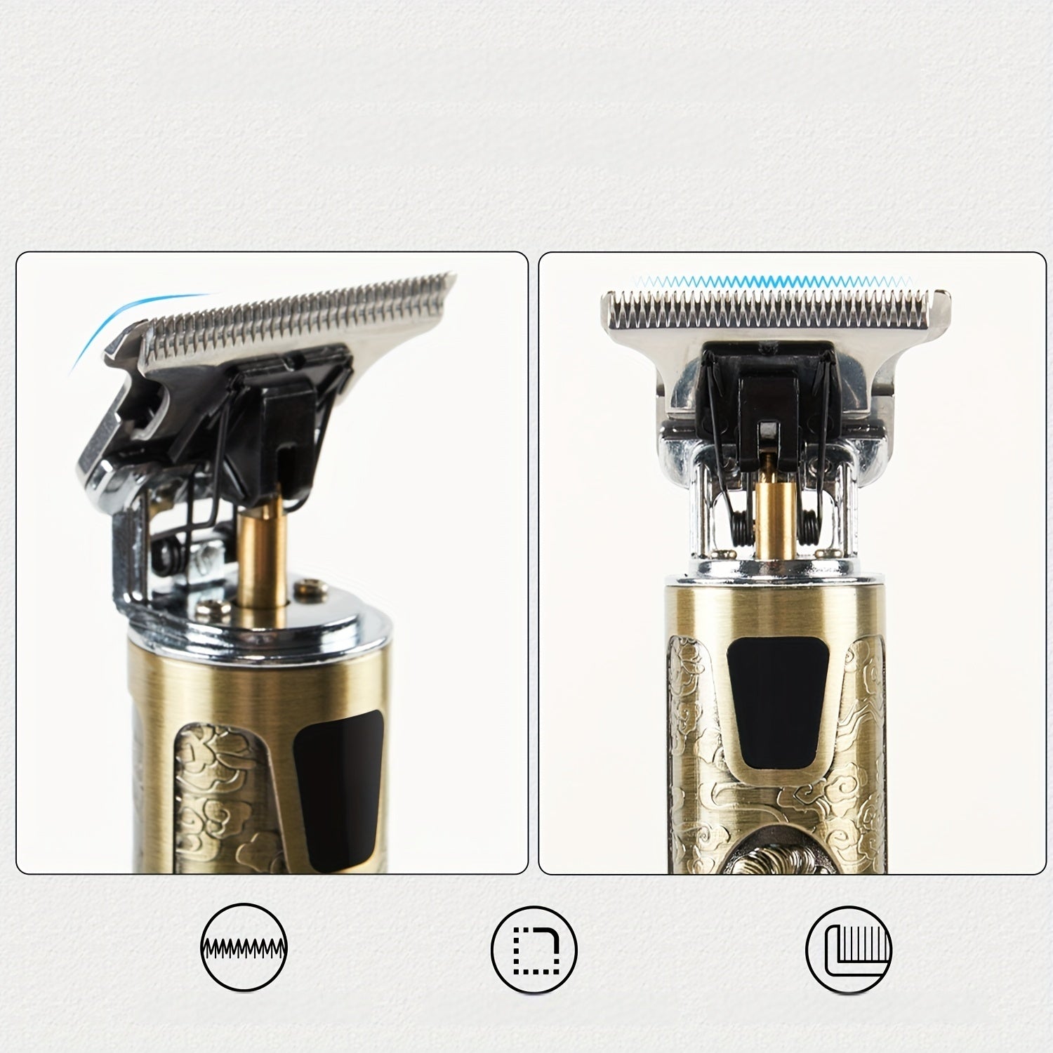 Barber Gold Pro – Tondeuse à cheveux et à barbe 2 en 1