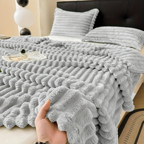 Luxe™ geribbelde deken - tijdloos comfort en stijl 