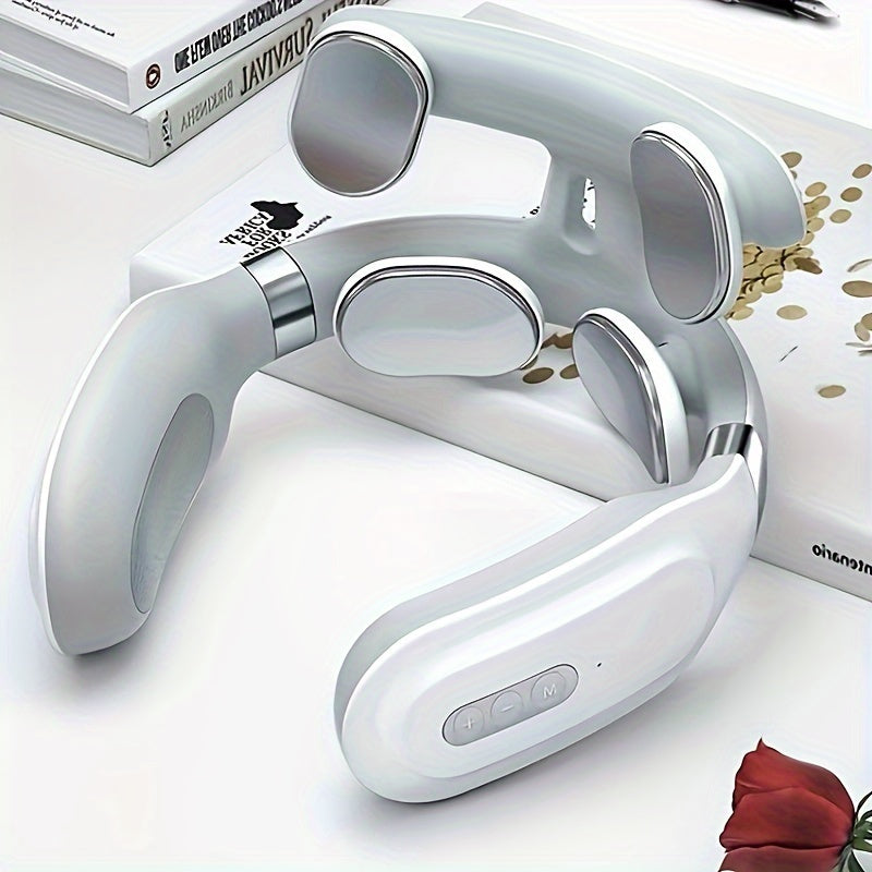 NeckRelief Pro - Smart Neck Massager with Heat, Vibration & EMS Pulse Technology