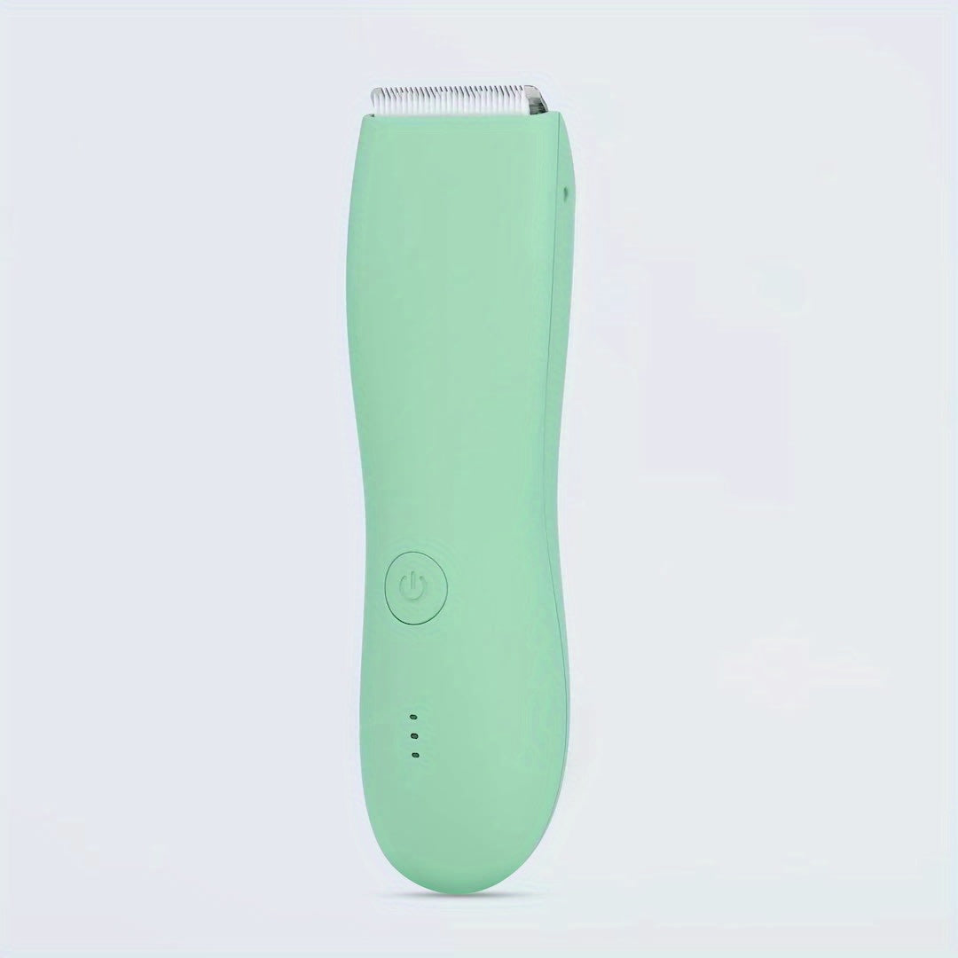 TrimSafe Pro – Waterproof Body Trimmer with Ceramic Blade