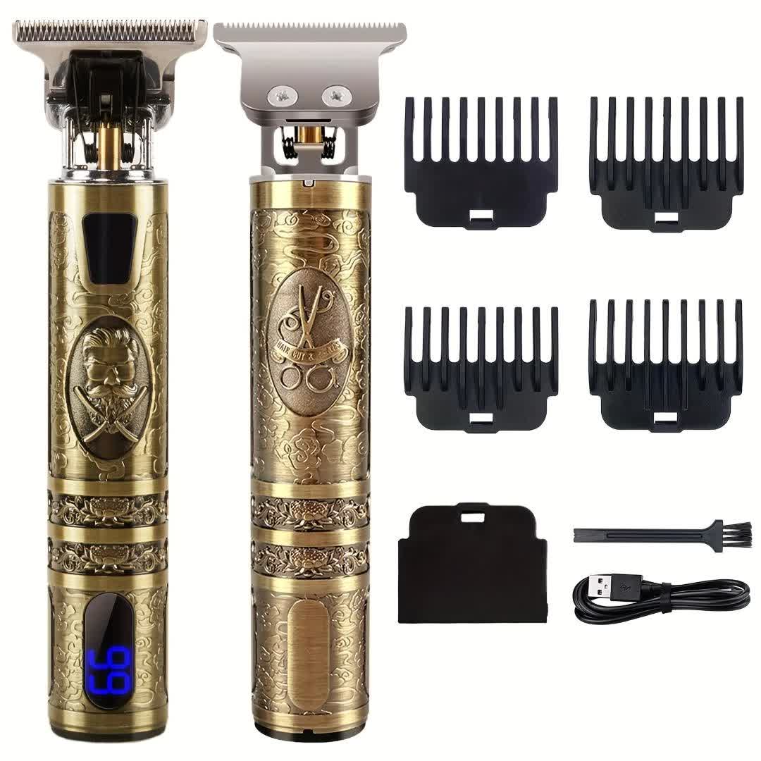 Barber Gold Pro – Tondeuse à cheveux et à barbe 2 en 1
