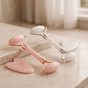 GlowSculpt - Gua Sha Technique & Facial Roller Duo