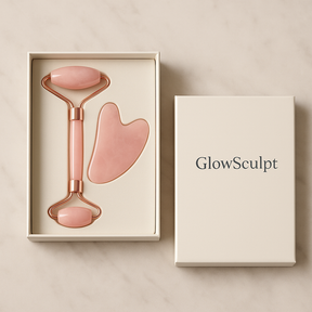 GlowSculpt - Gua Sha Technique & Facial Roller Duo