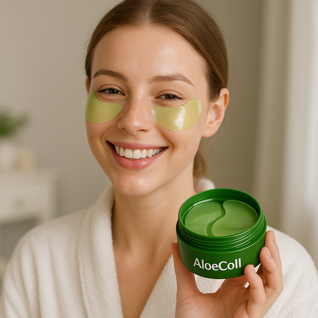 AloeColl 60 – Aloe Vera & Collagen Eye Mask