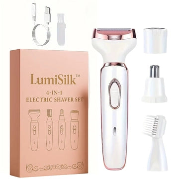 LumiSilk™ – 4-in-1 Waterproof Facial & Body Hair Remover