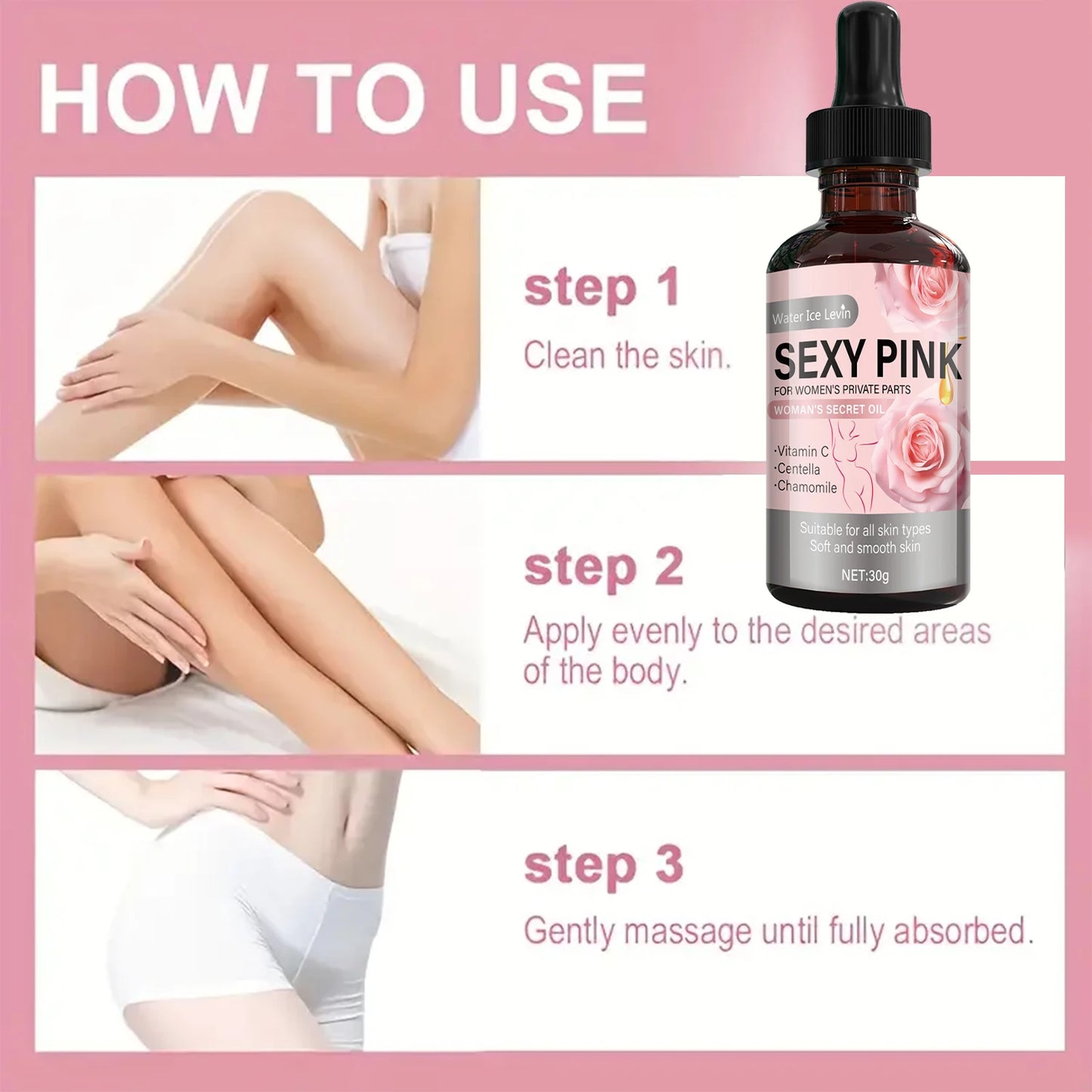 Secrety Pink Intimate Oil™ – Premium Feminine Care