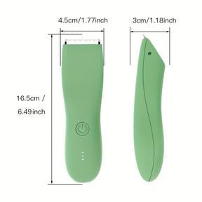 TrimSafe Pro – Waterproof Body Trimmer with Ceramic Blade