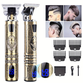Barber Gold Pro – Tondeuse à cheveux et à barbe 2 en 1