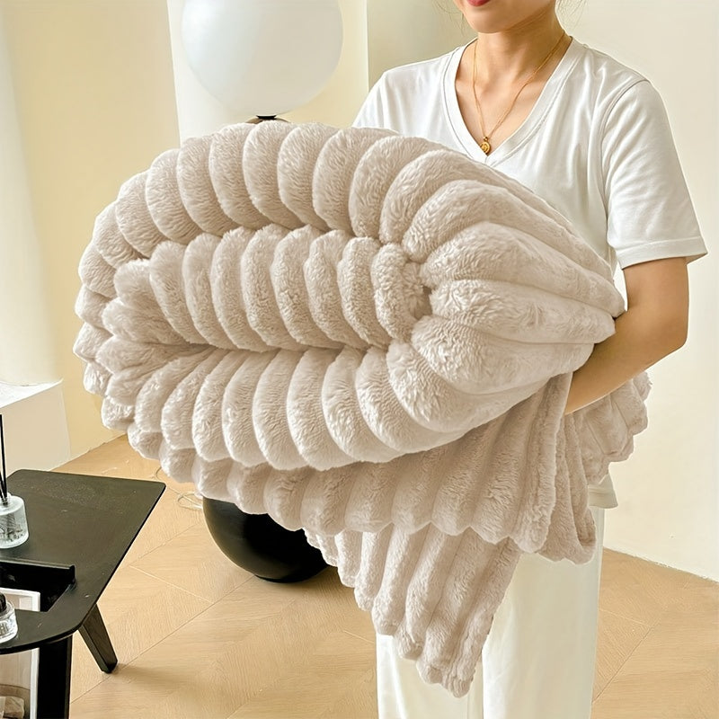 Luxe™ geribbelde deken - tijdloos comfort en stijl 