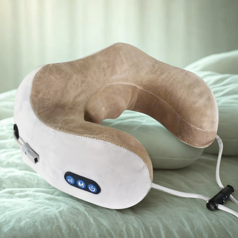 VibraRelax - Wireless Neck Massager with Deep Kneading & Soothing Vibration