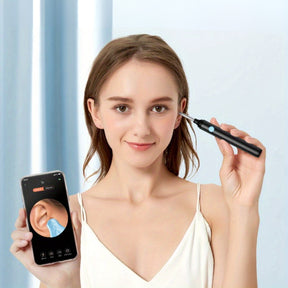 ClearView EarCam – Kit de nettoyage des oreilles avec caméra et accessoires