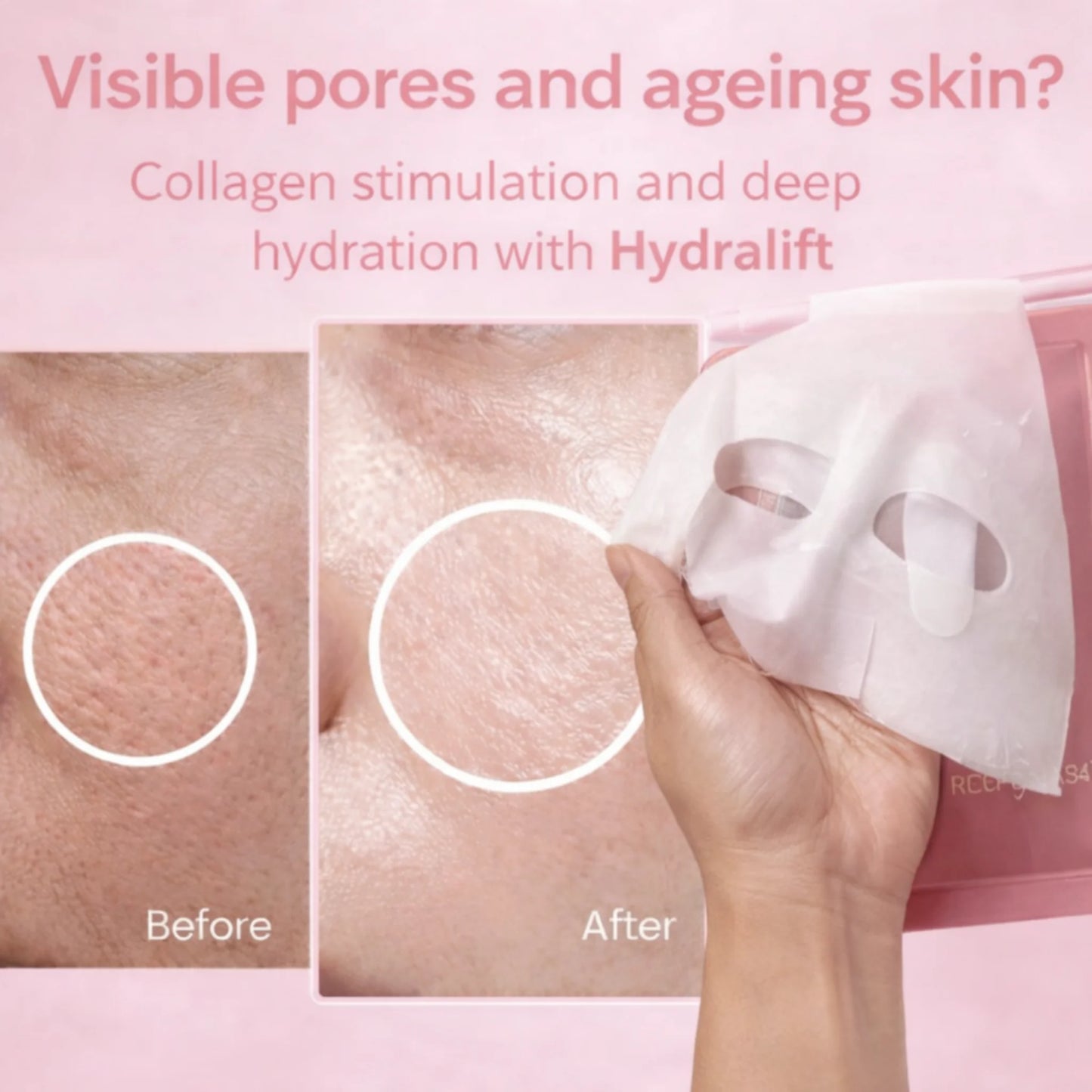 HydraLift Collageen – Bioactief Gezichtsmasker